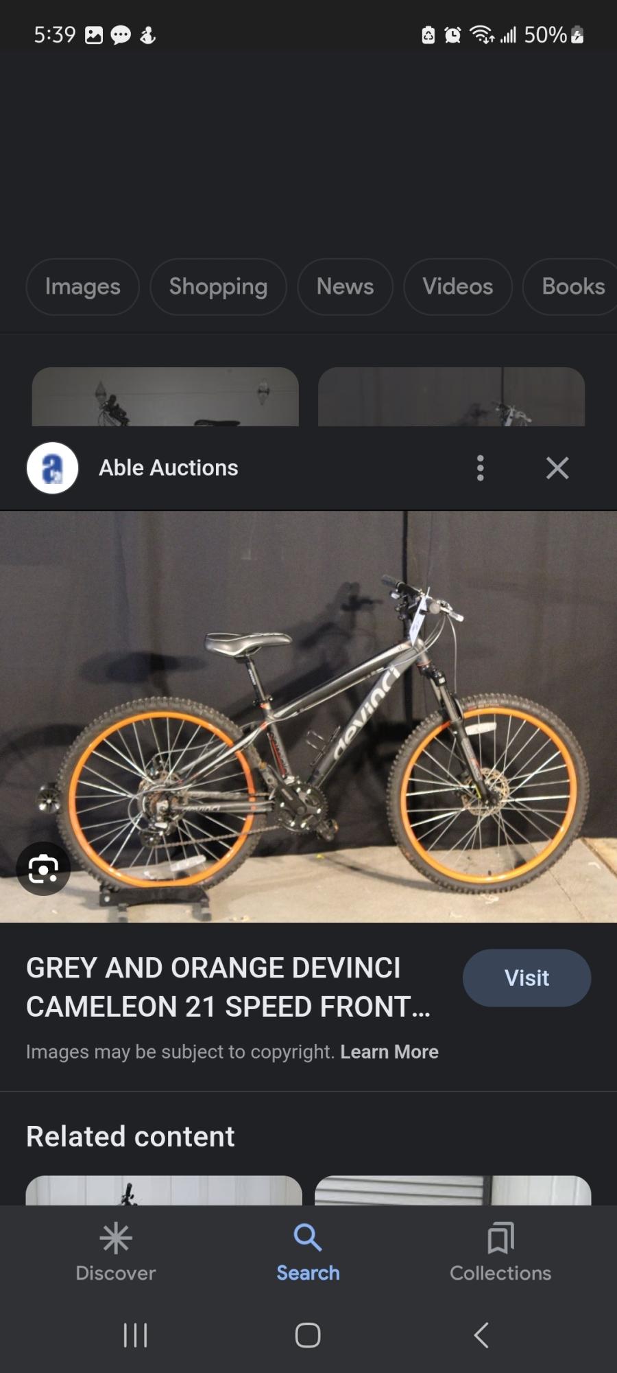 Devinci Cameleon Black and Orange