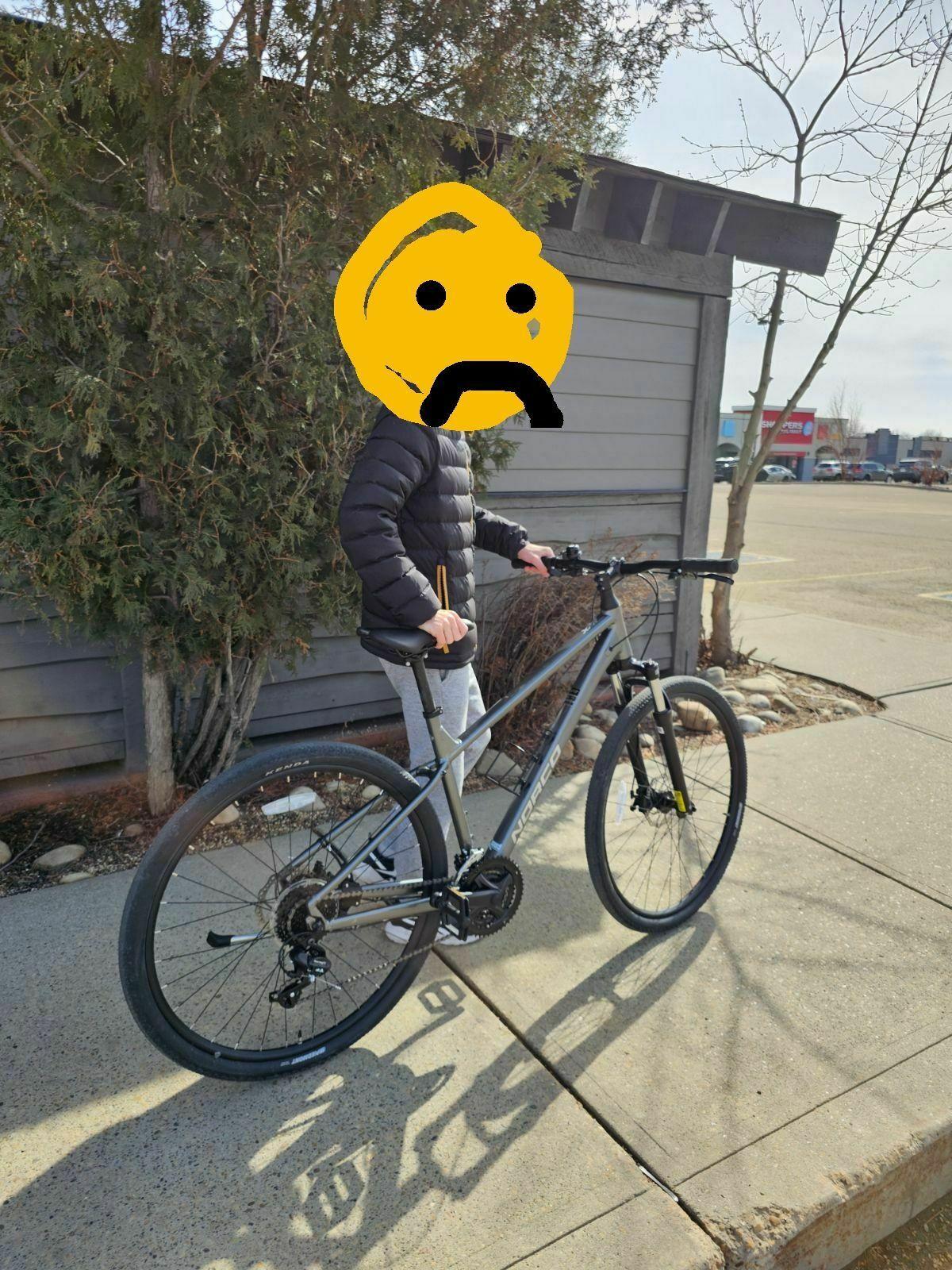 Norco Bikes XFR 3 Medium Silver, gray or bare metal