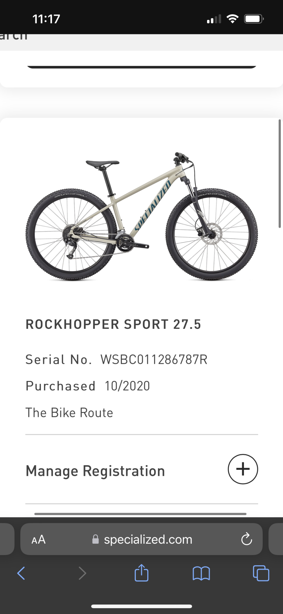 2021 Specialized Brown and Teal