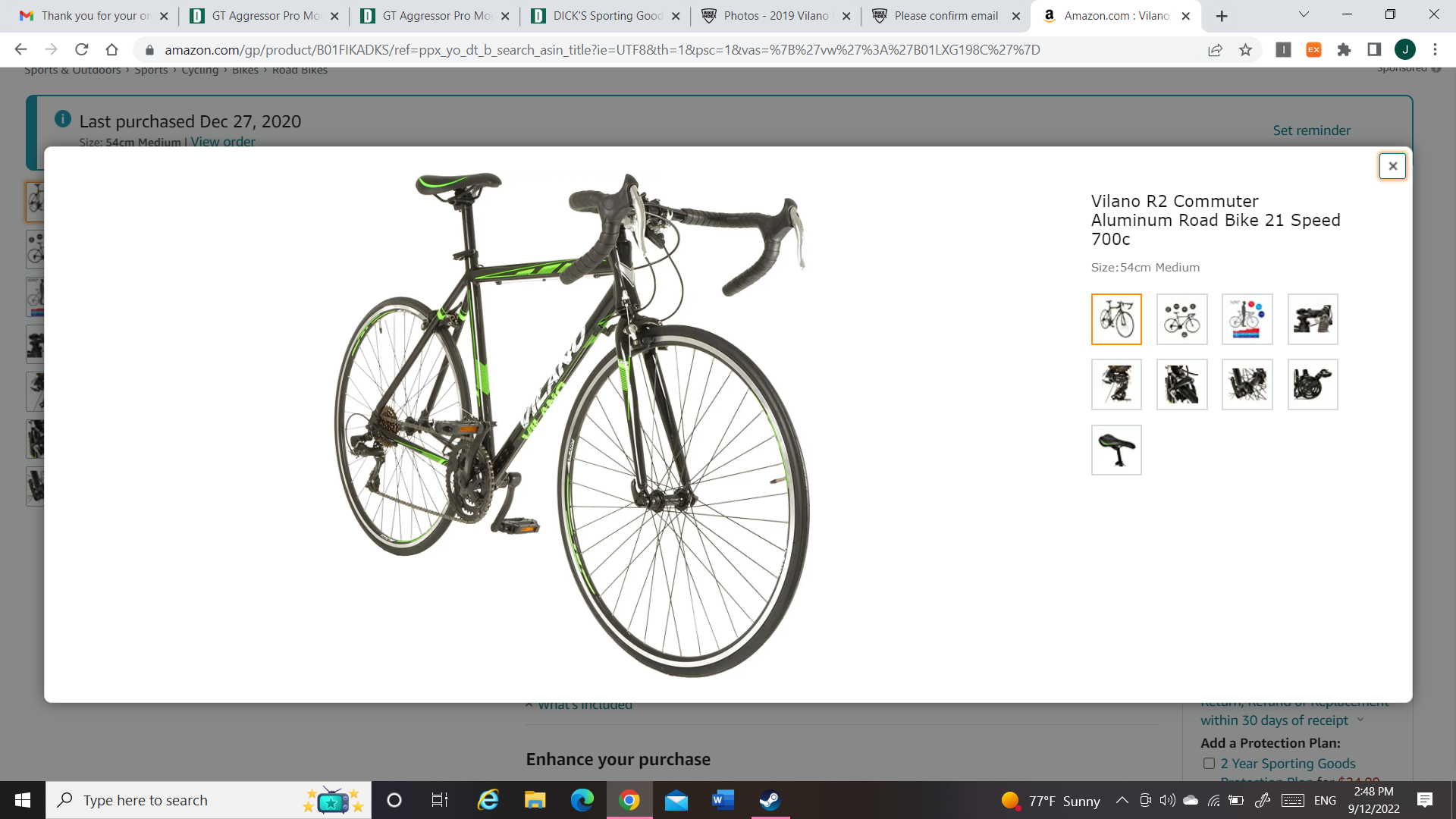 2019 Vilano R2 Commuter Black and Green