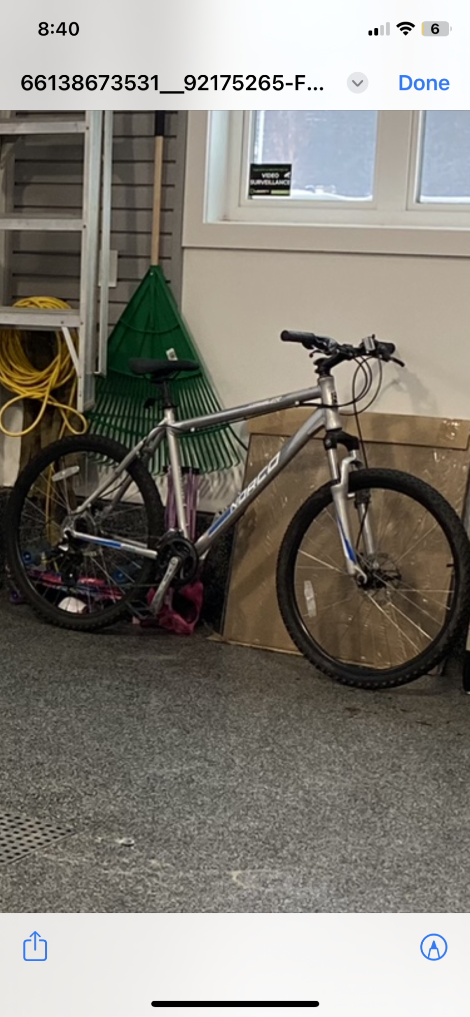 Norco Bikes Storm Silver, gray or bare metal and Blue