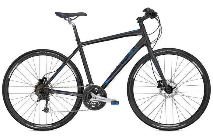 2014 Trek 7.4 FX  Black and Blue
