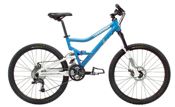 2005 Cannondale Jekyll Feminine Blue and White