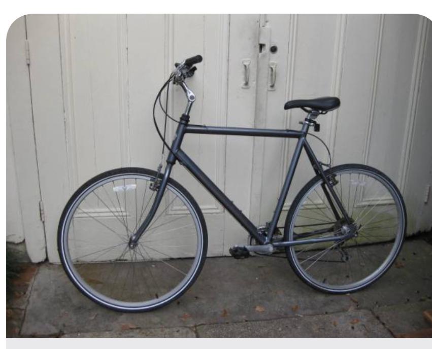 2010 Mongoose Comfort Silver, gray or bare metal