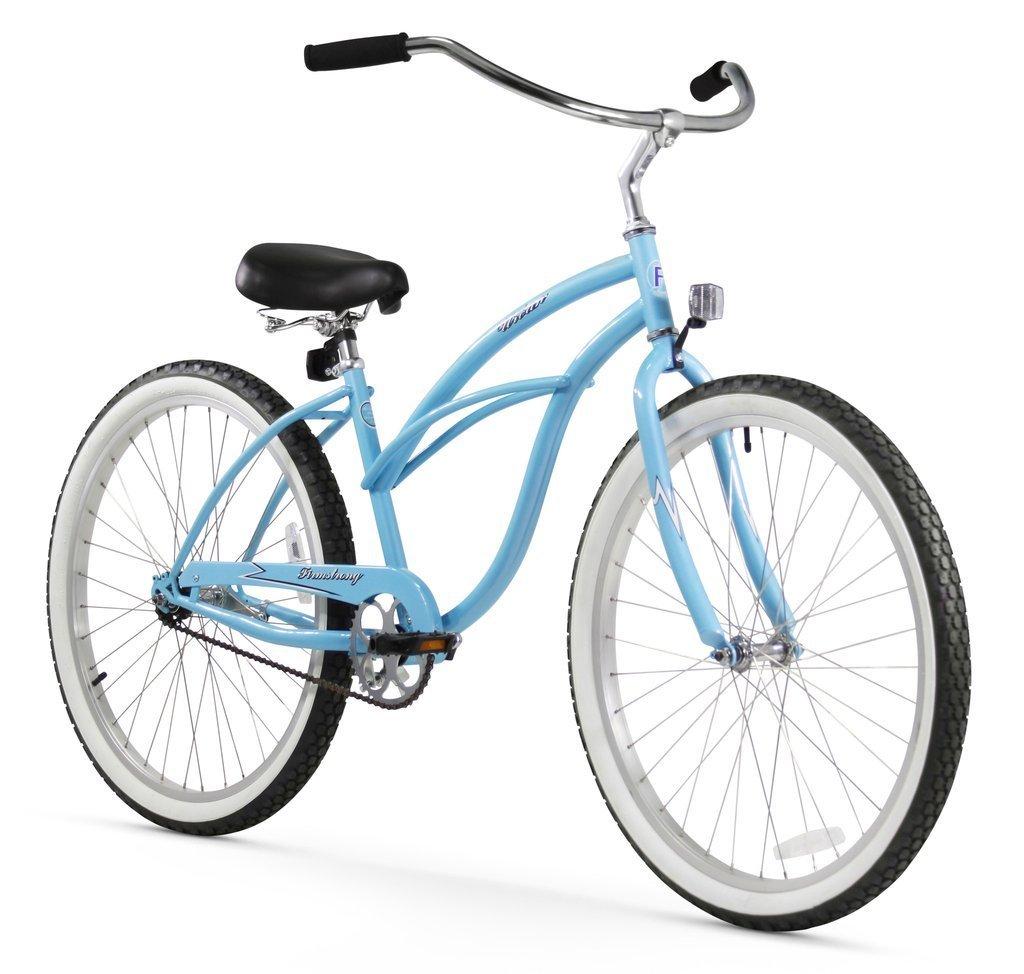 Firmstrong Women's 24'' Urban Lady Single Speed Beach Cruiser Bike Blue