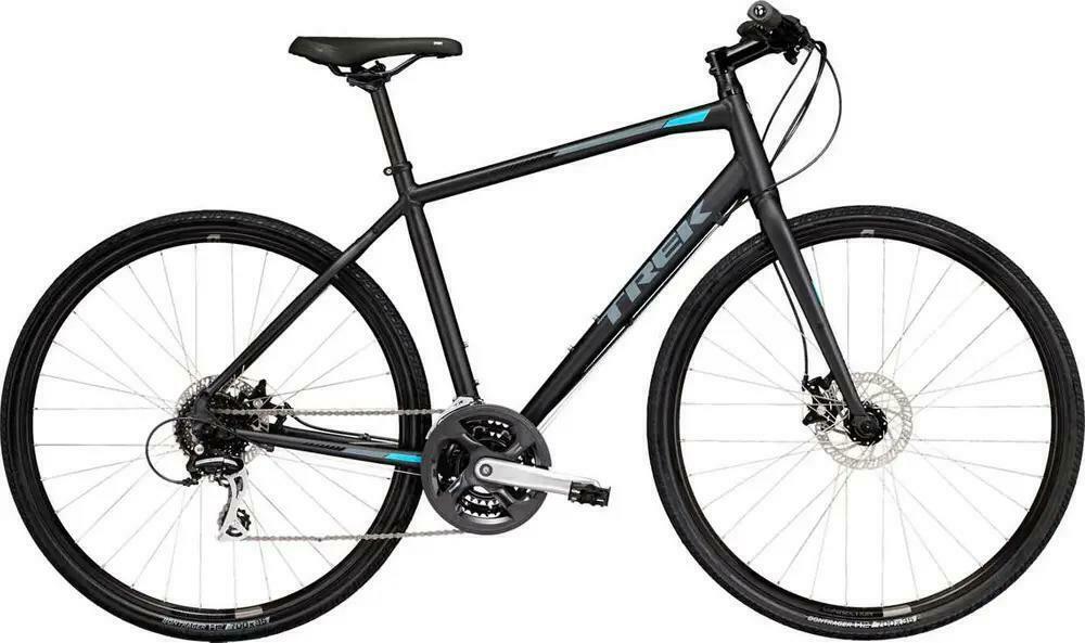 2019 Trek FX 2 Black and Blue