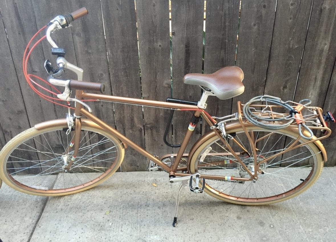 2023 PUBLIC bikes V7 Yellow or Gold