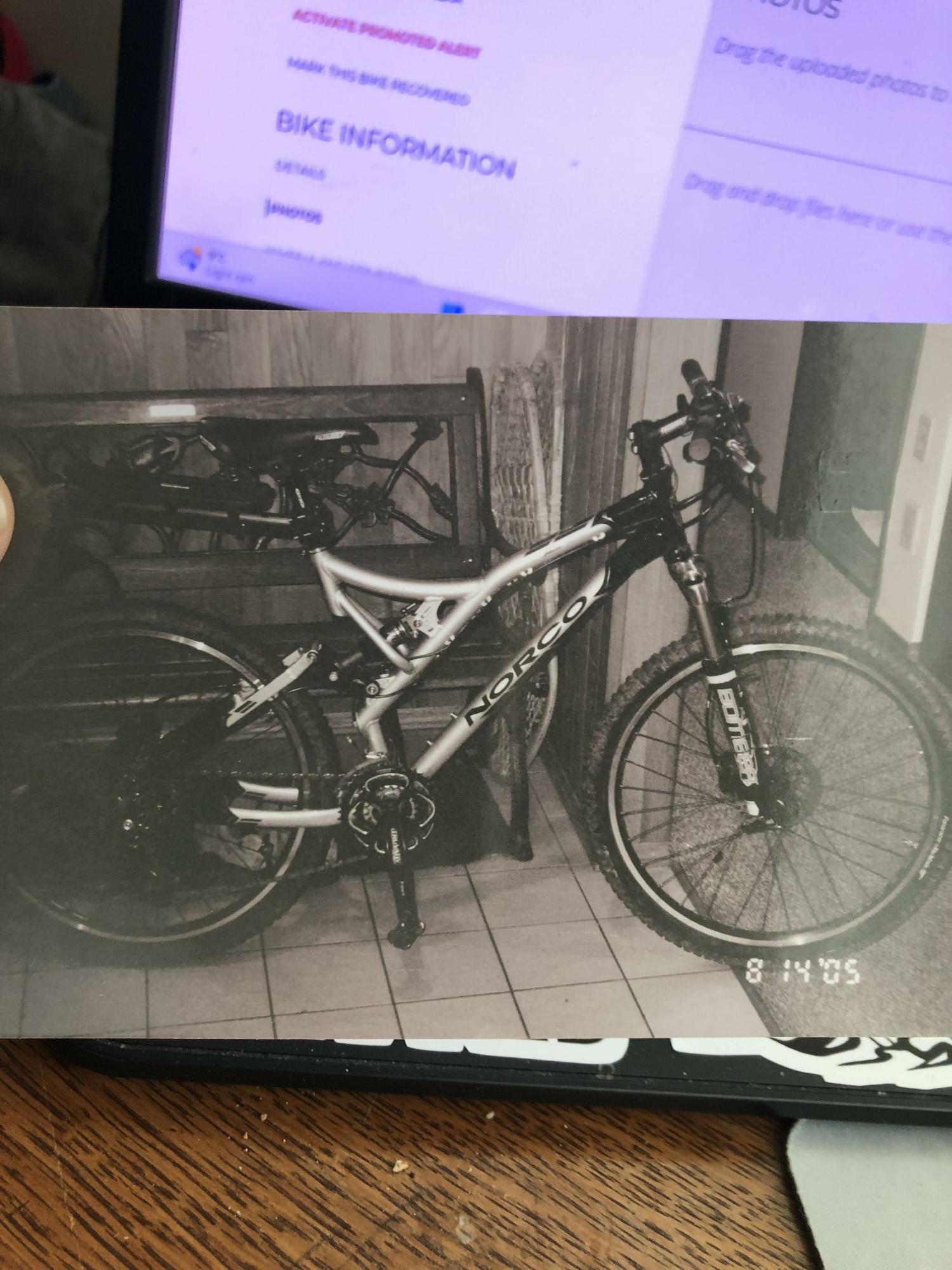 2004 Norco Bikes torch Silver, gray or bare metal