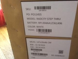 2021 Rad Power Bikes Radcity White