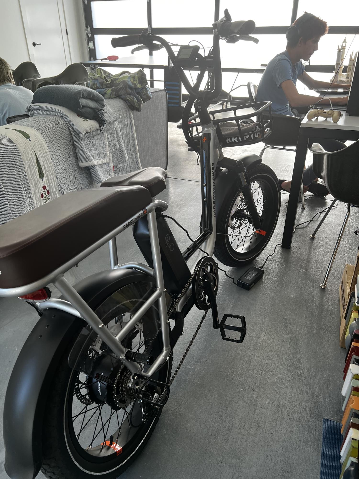 2022 Rad Power Bikes RadRunner 2 Silver, gray or bare metal