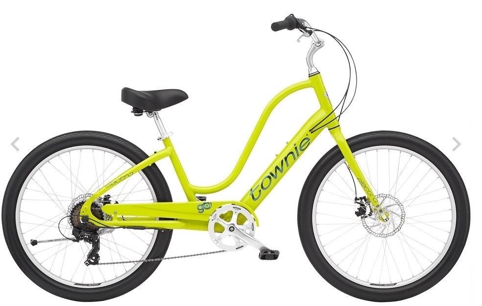 2022 State Bicycle Co. Townie Go! Step Thru Green