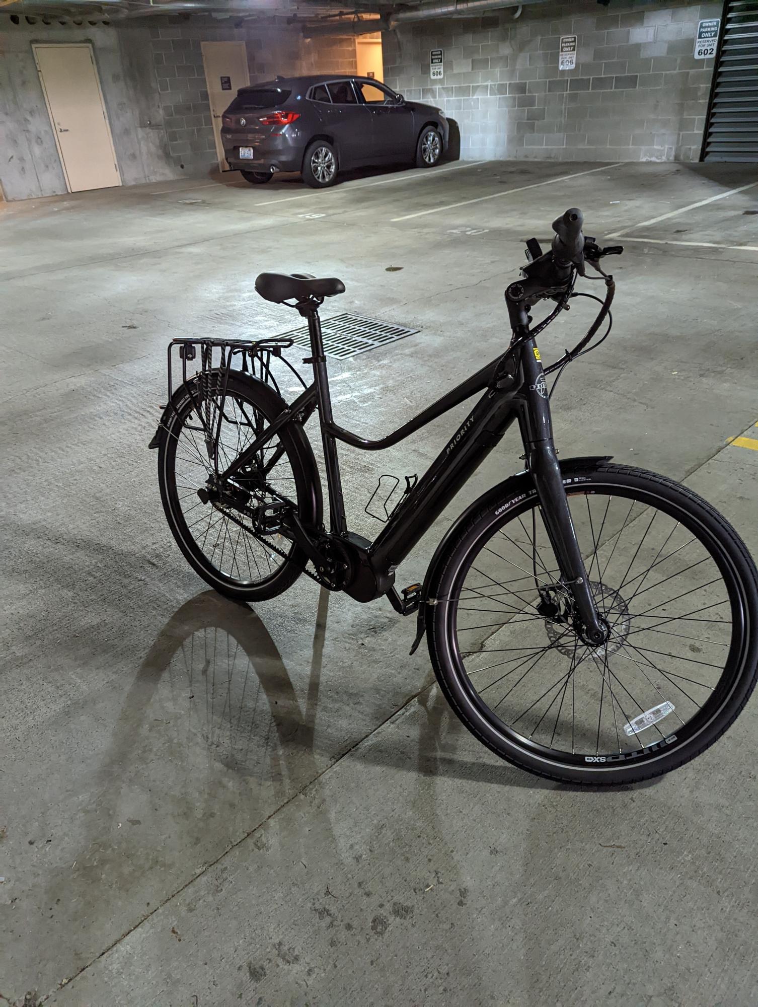 2020 Priority Bicycles Current ebike Black