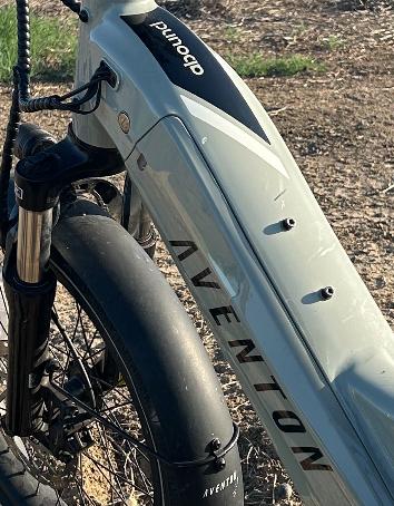 2023 Aventón Abound cargo bike rear Green