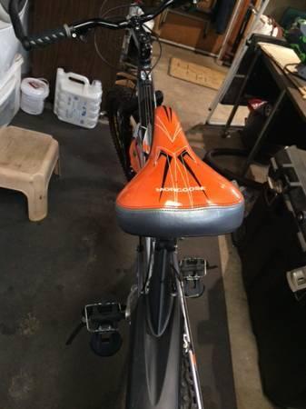 Mongoose XR250 Silver or Gray, Black, and Orange