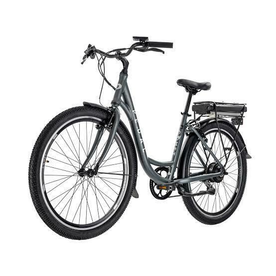 2023 Pedal Electric Step Througg Silver, gray or bare metal