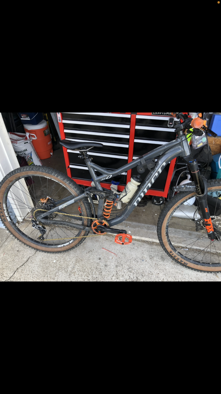2017 Niner Rip 9 Silver, gray or bare metal