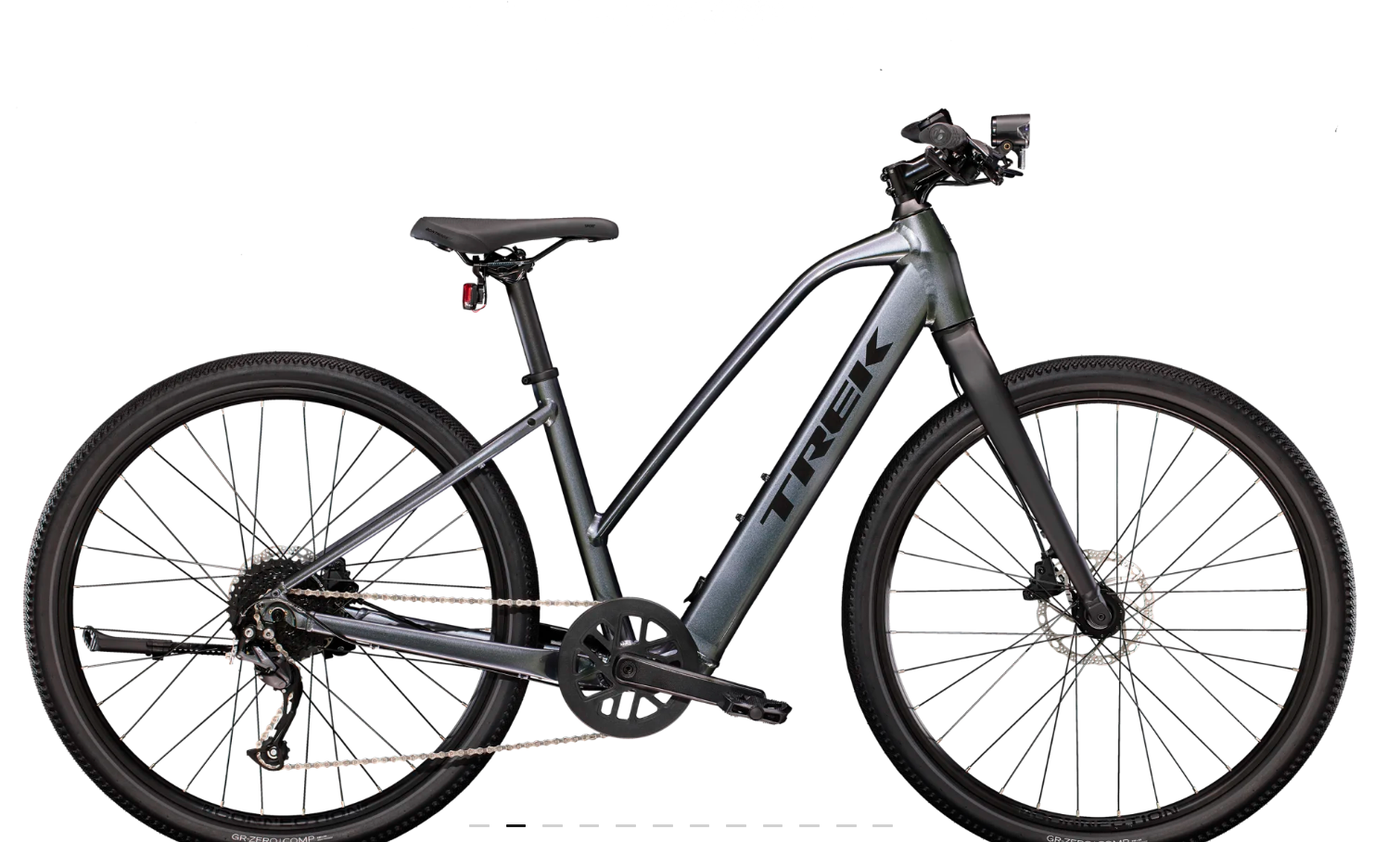 2023 Trek Dual Sport+ 2 Silver, gray or bare metal