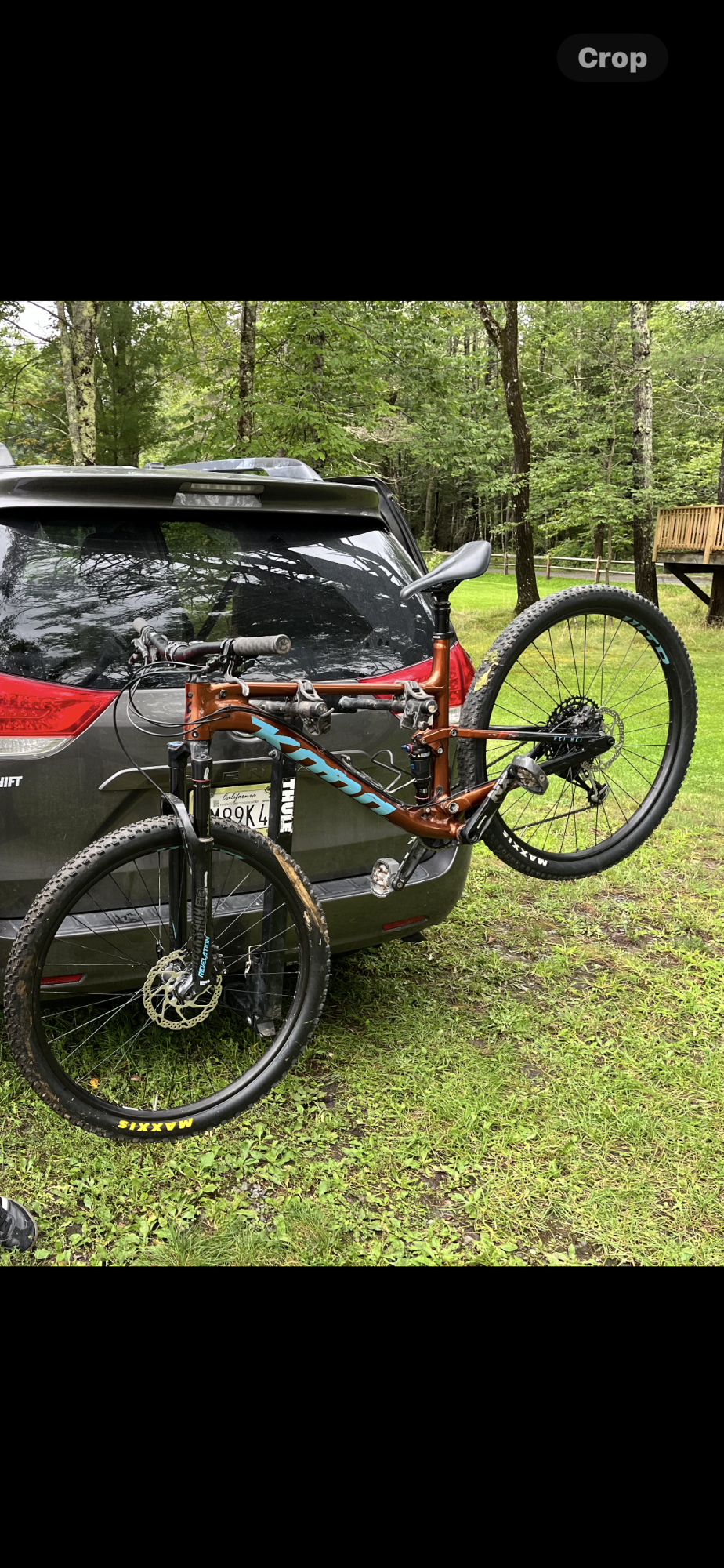 2020 Kona Hei Hei Orange and Blue