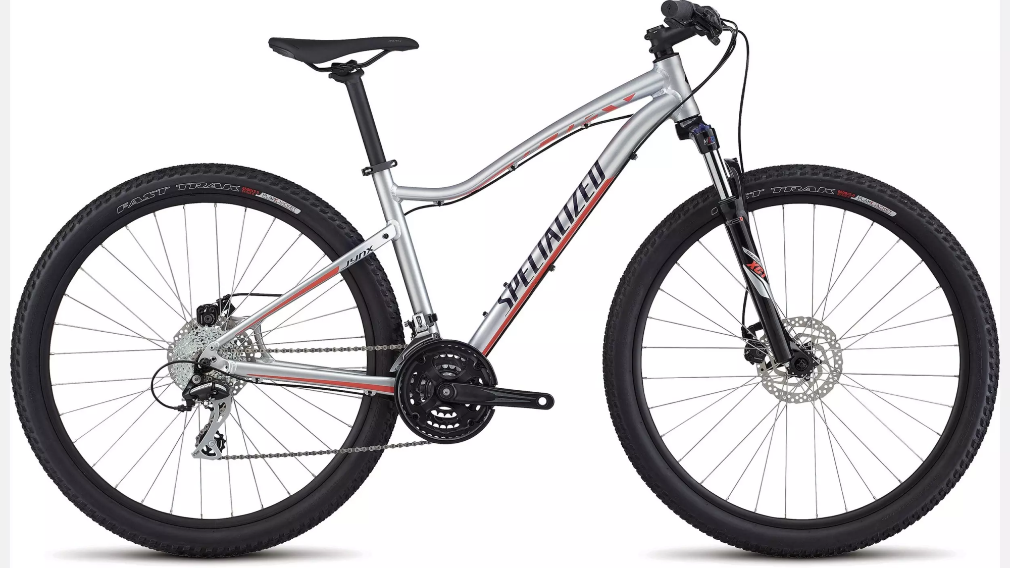 2016 Specialized Lynx Silver, gray or bare metal and Orange