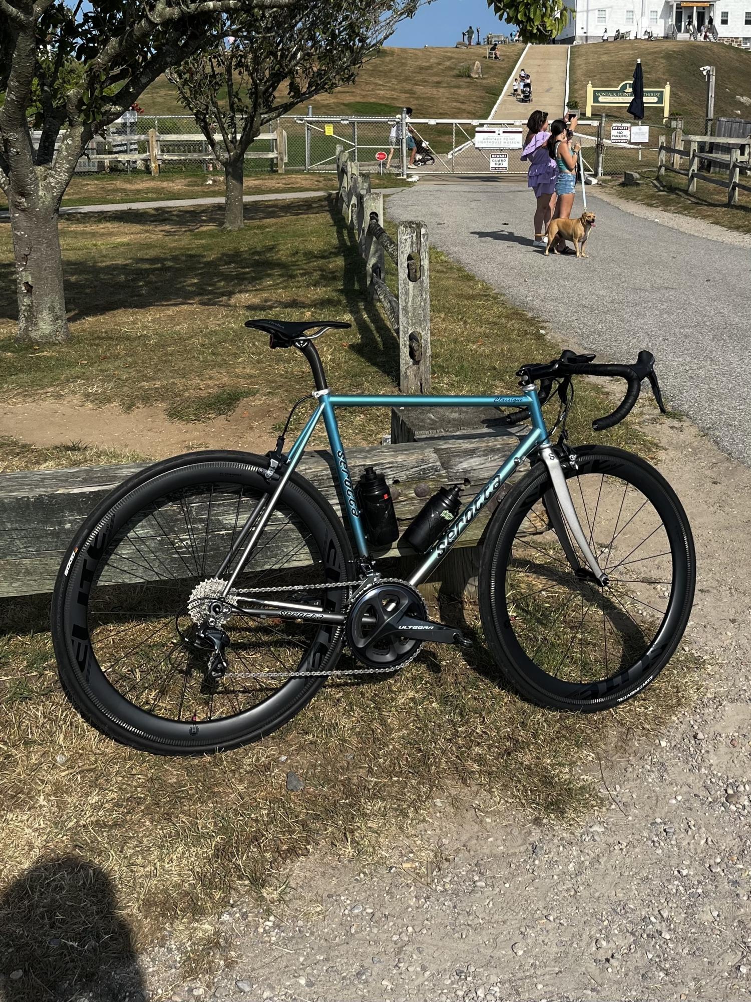 2000 Serotta Classique Blue and Silver, gray or bare metal
