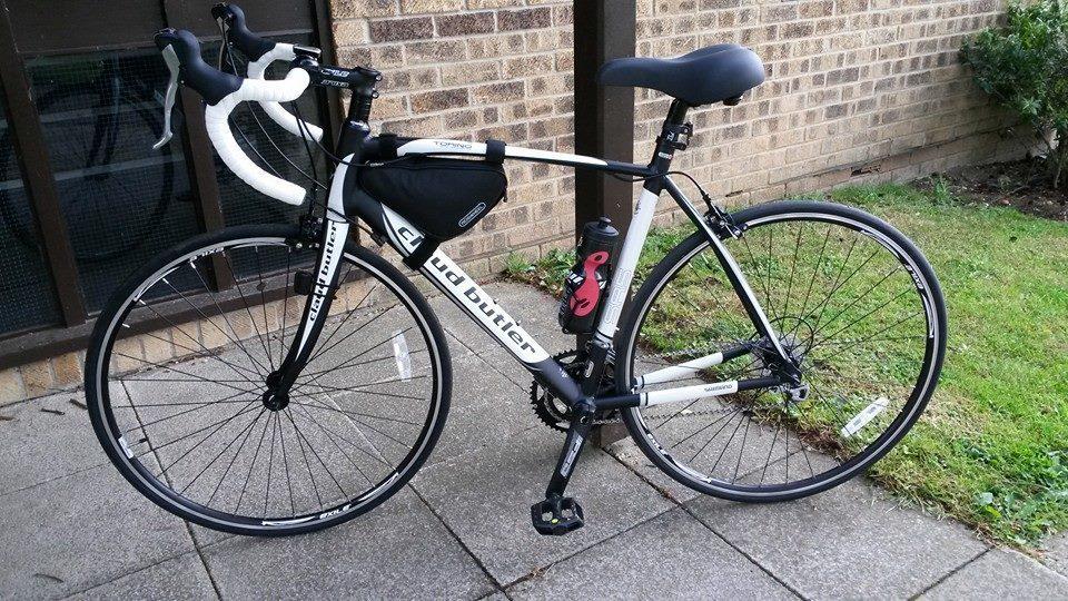 2014 Claud Butler road bike  White