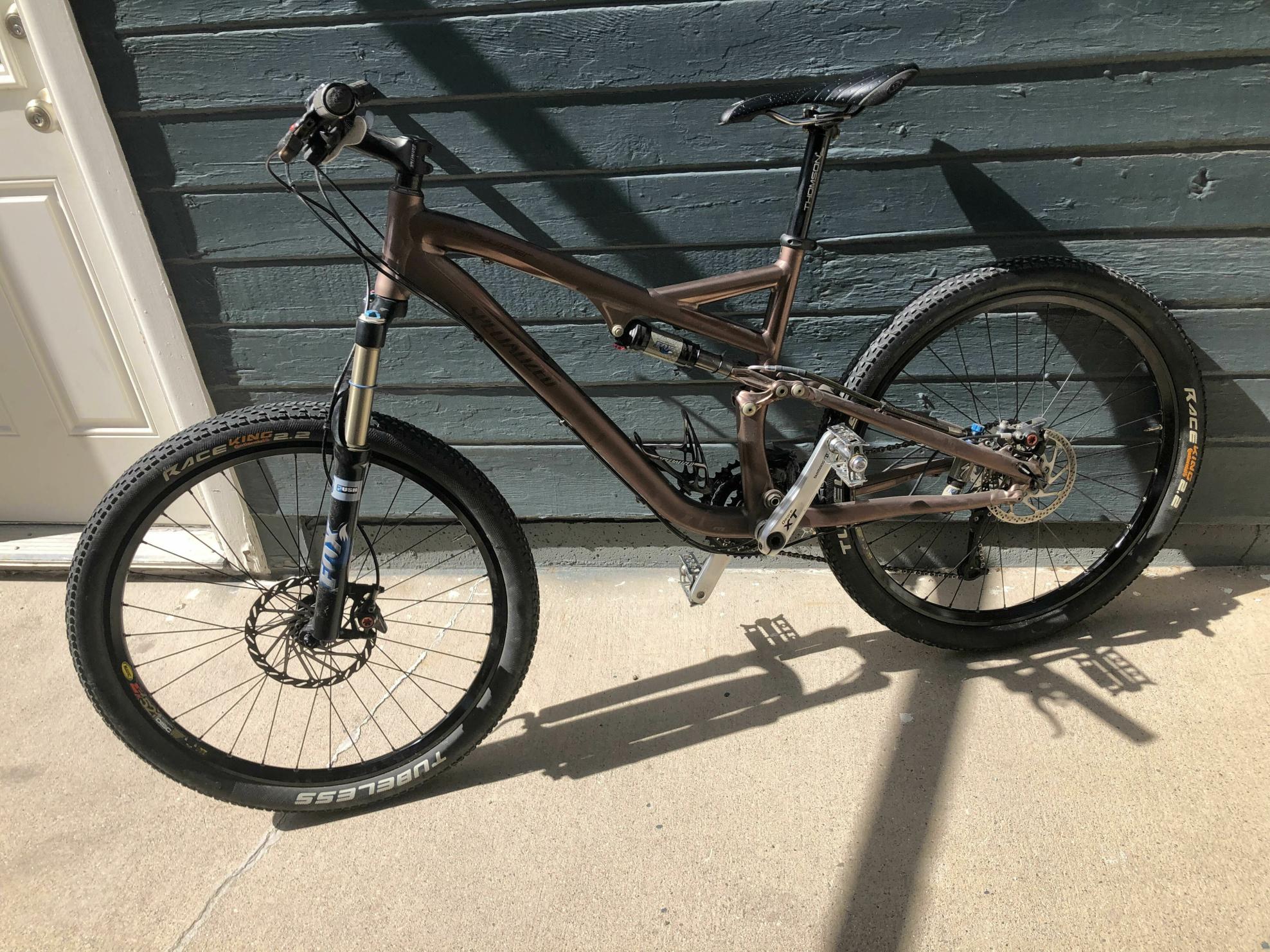 2010 Specialized Stumpjumper FSR Pro Frame M5 Brown