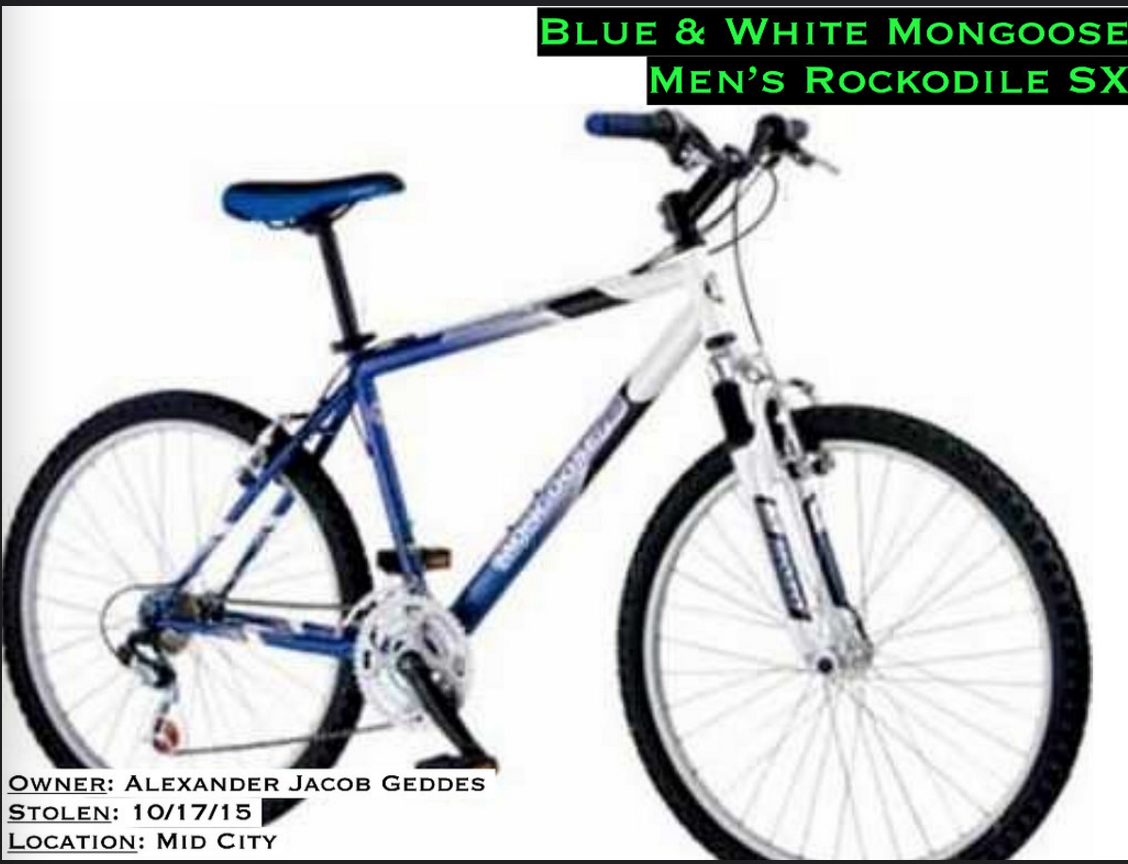 Mongoose Mens' Rockodile SX Blue and White