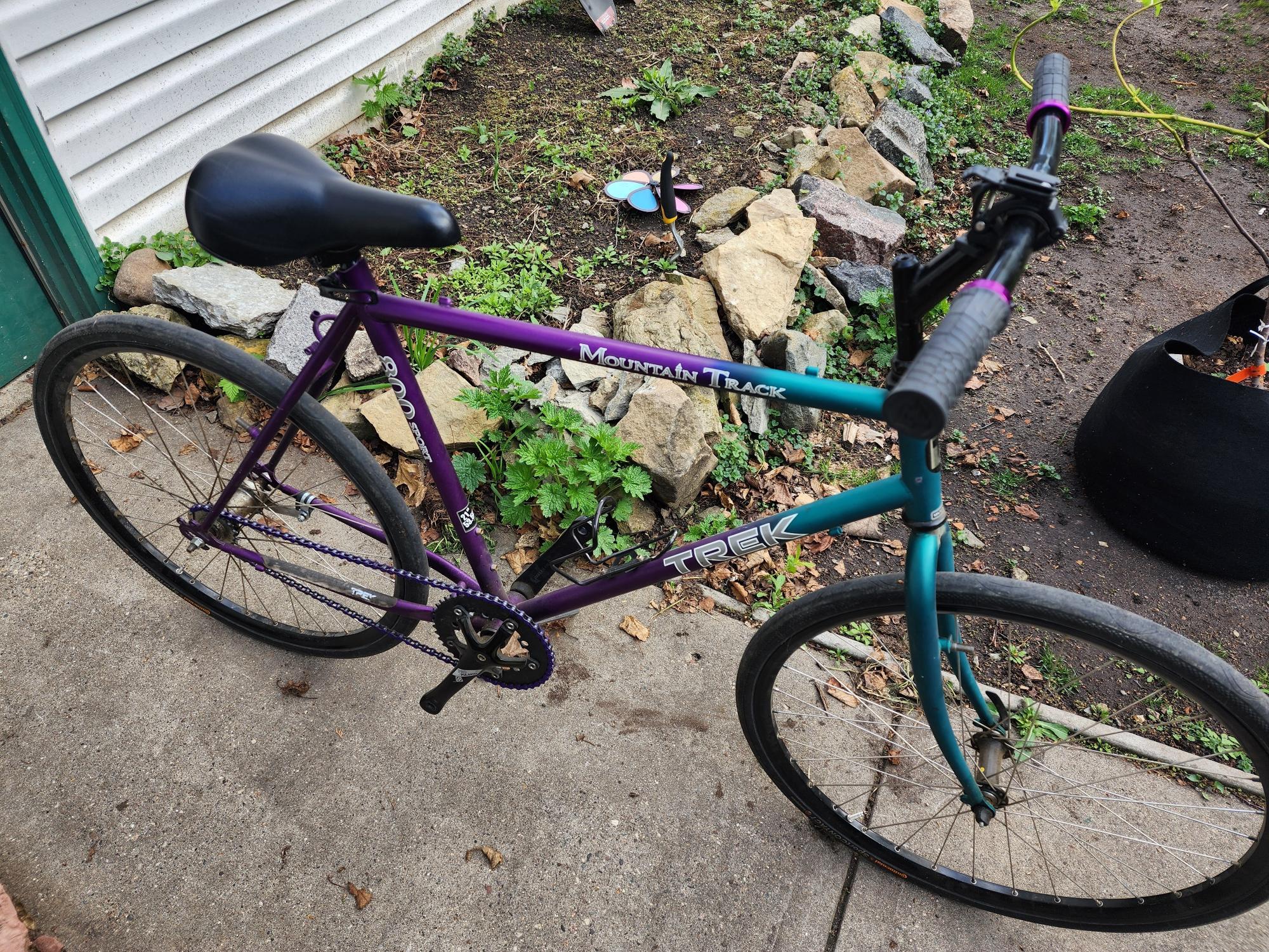 Trek Mountain Track 600 Purple and Teal