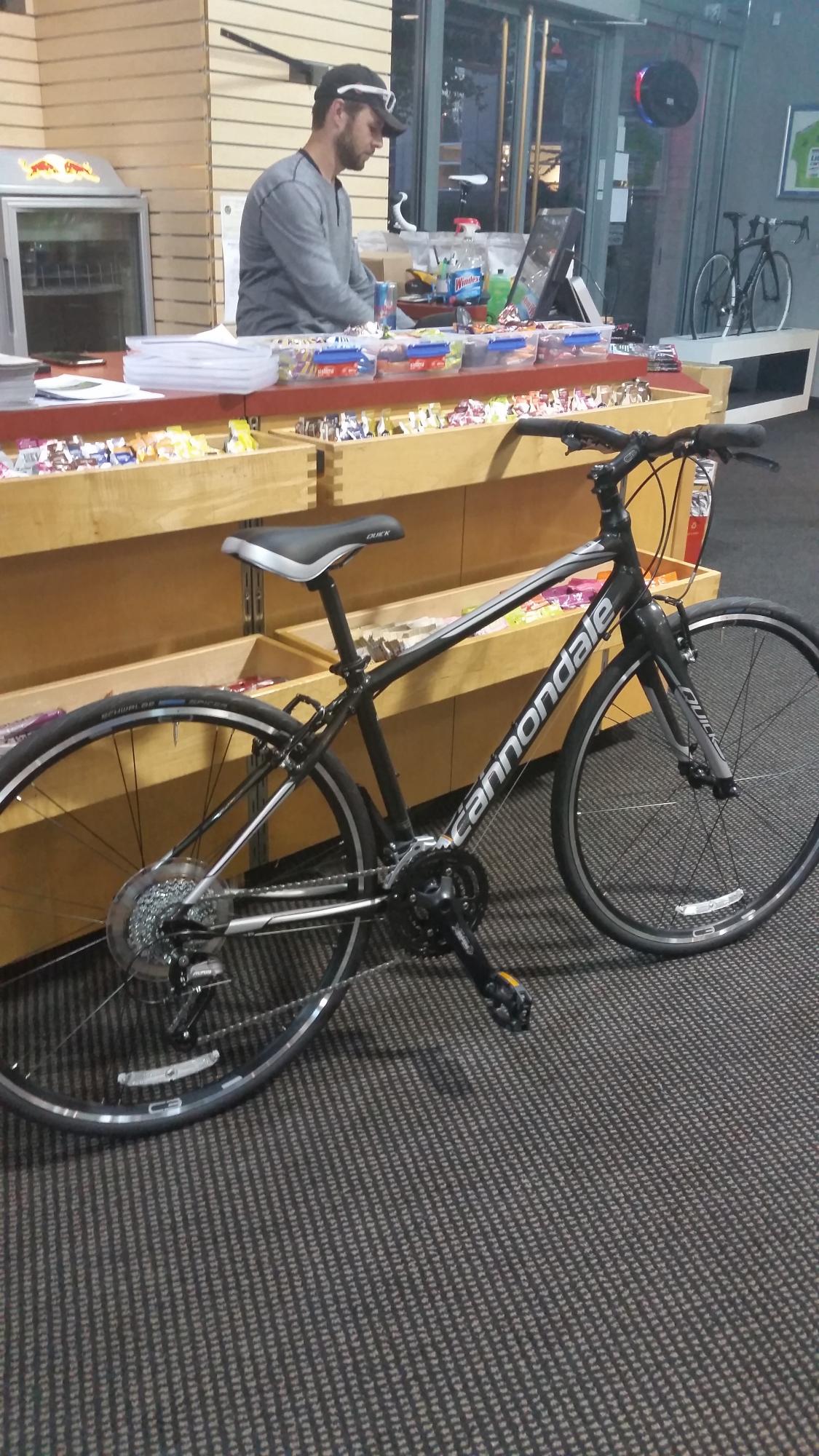 2016 Cannondale Black and Silver or Gray