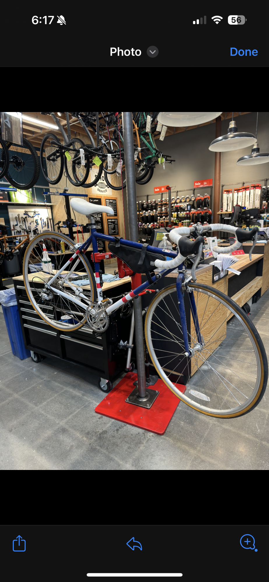 State Bicycle Co. 4130 Americana Blue, Red, and White