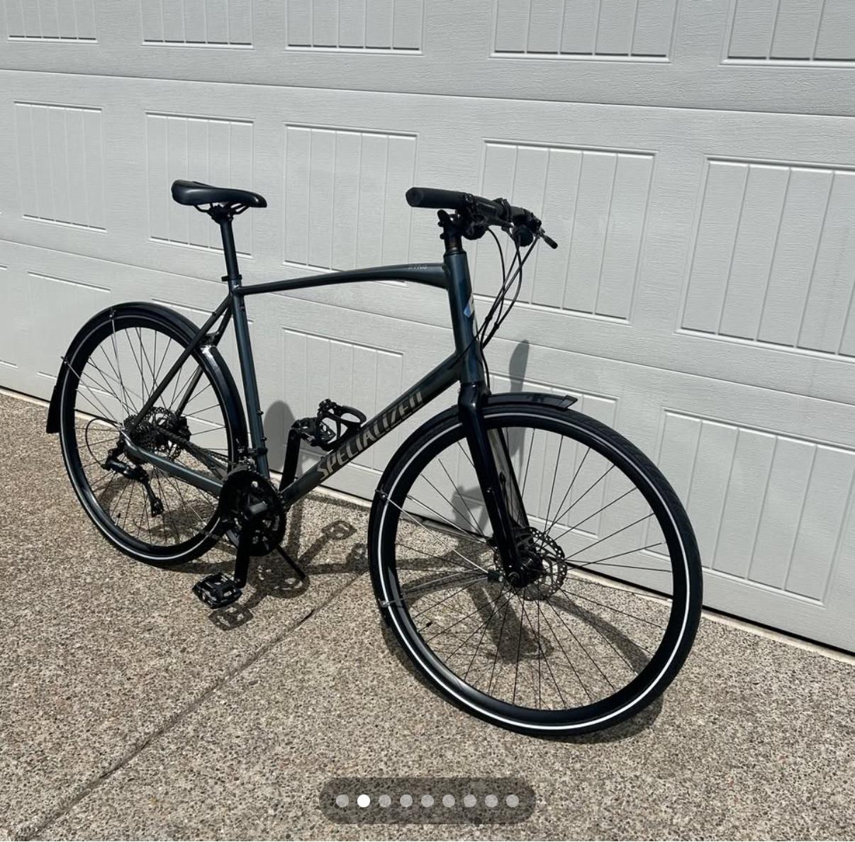 2014 Specialized Sirrus Sport Silver, gray or bare metal