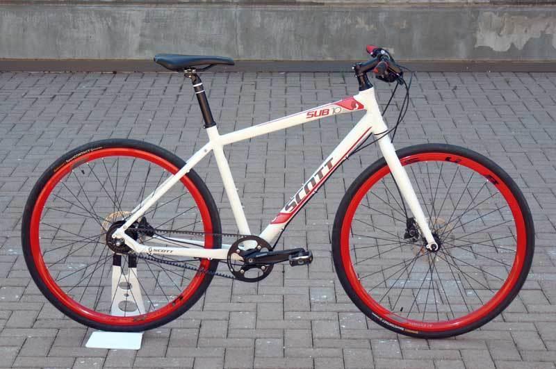 2012 SCOTT SUB 10  White and Red