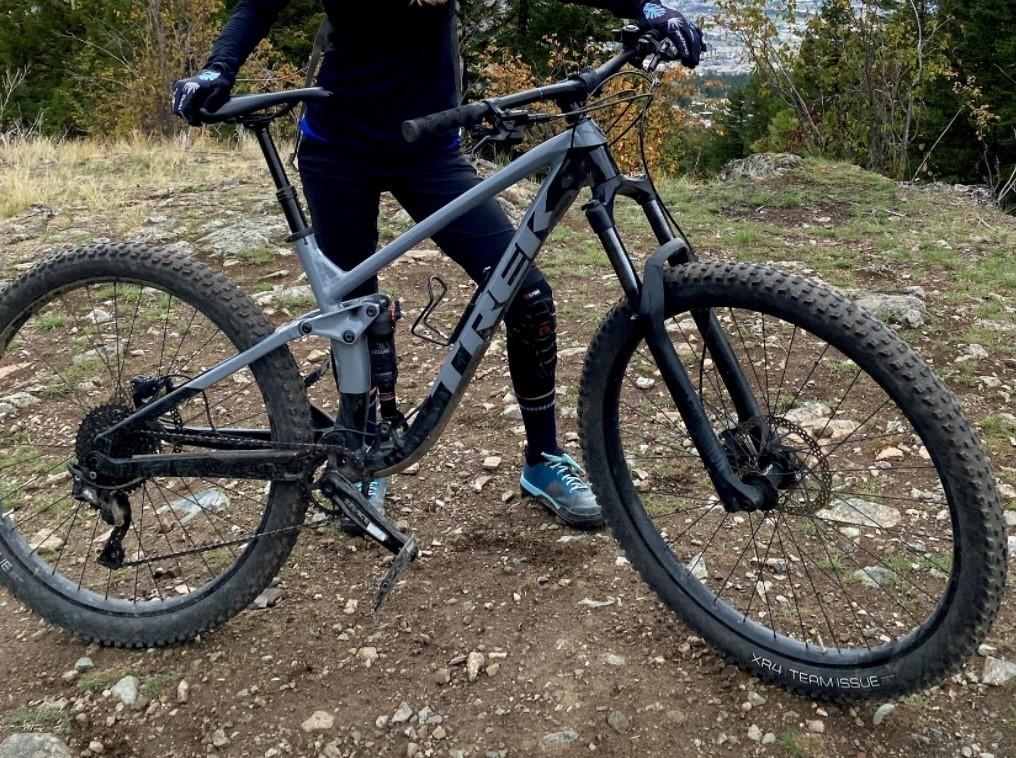 2019 Trek FUEL EX Silver, gray or bare metal