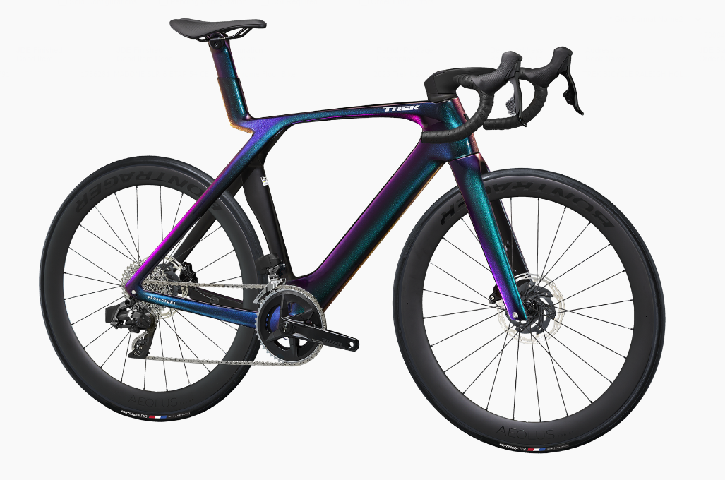2024 Trek P1 MADONE SLR 6 ETAP 54CM Purple, Blue, and Green