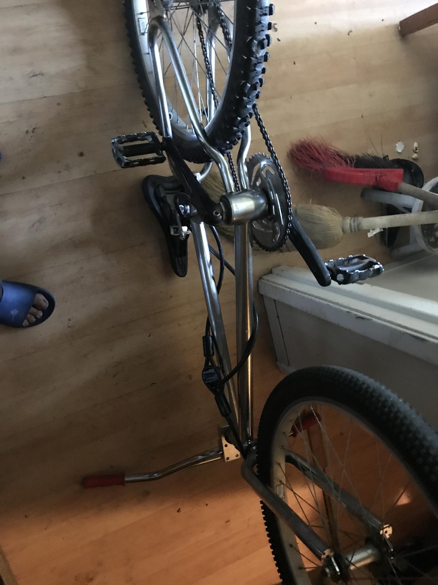 1986 Mongoose Silver, gray or bare metal