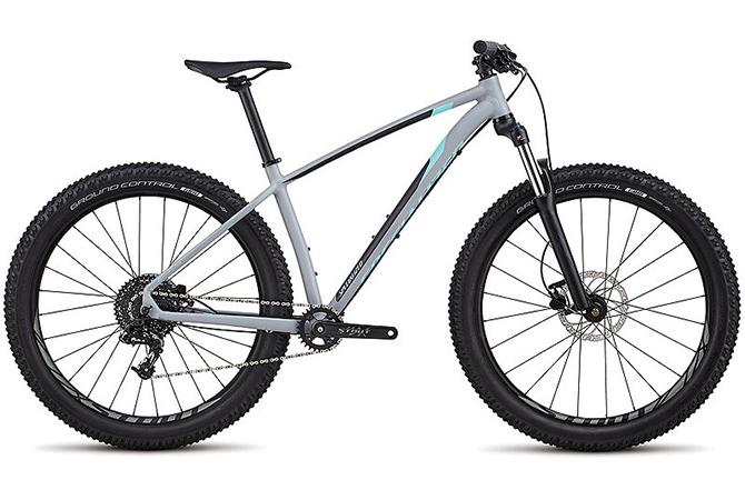 2018 Specialized FUSE Silver, gray or bare metal and Blue