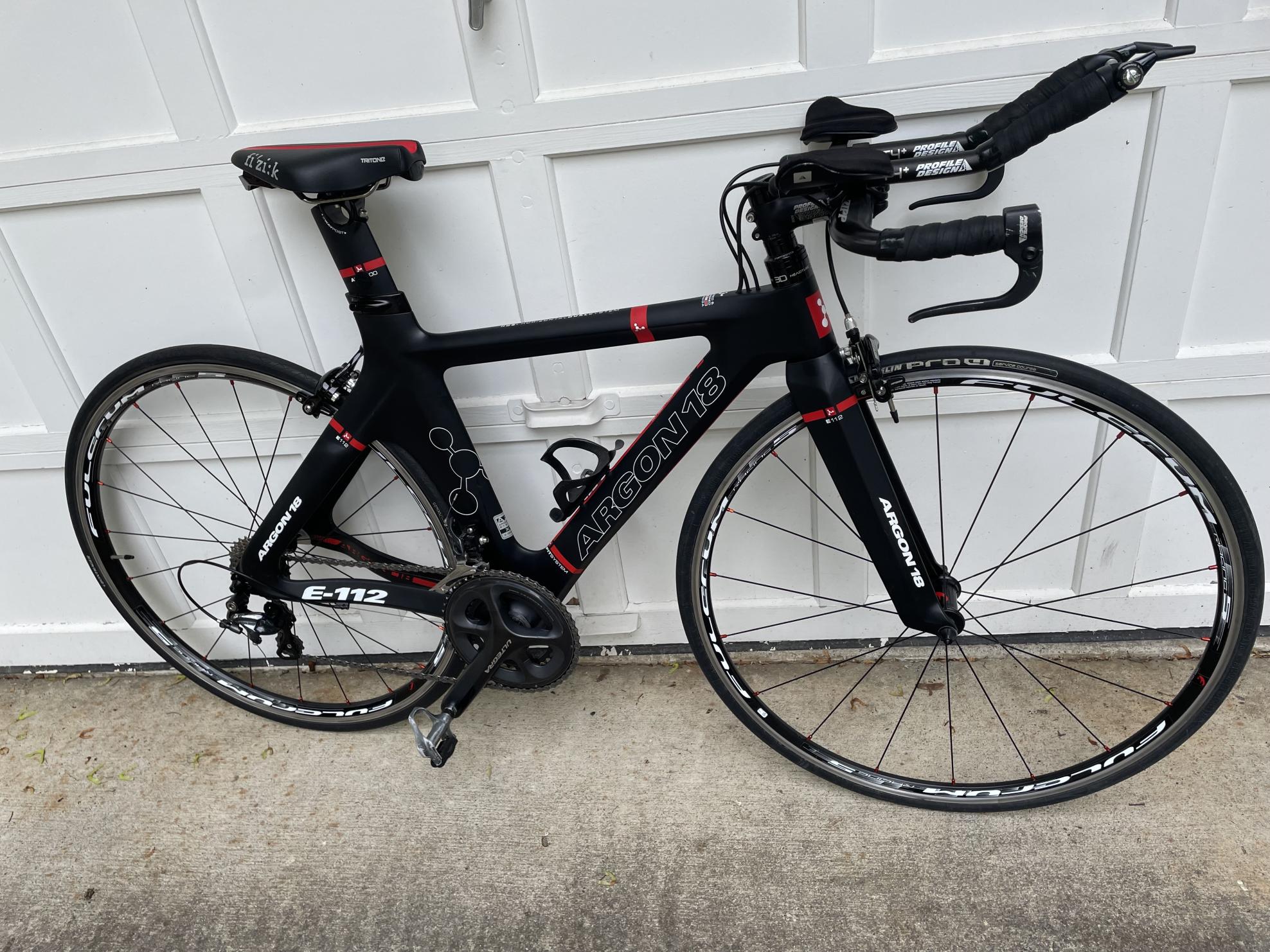 2012 Argon 18 Aerodinamic TT bike Black