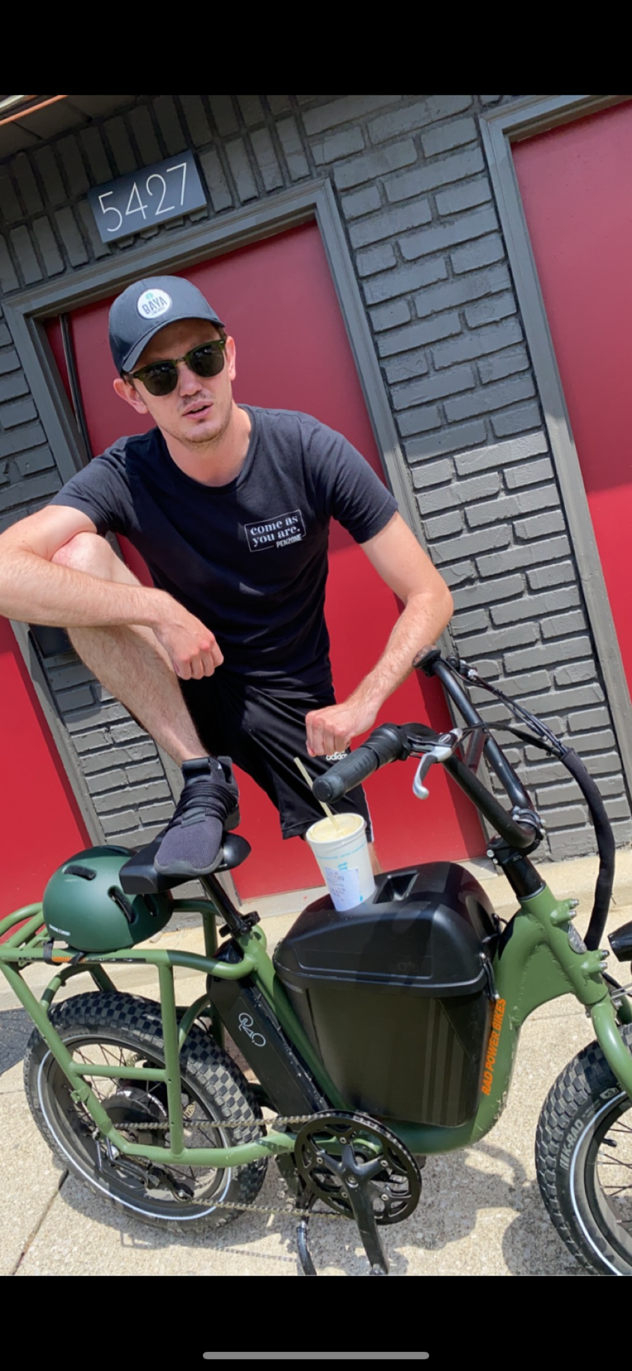 2021 Rad Power Bikes RadRunner 2 cargo bike (rear storage) Green