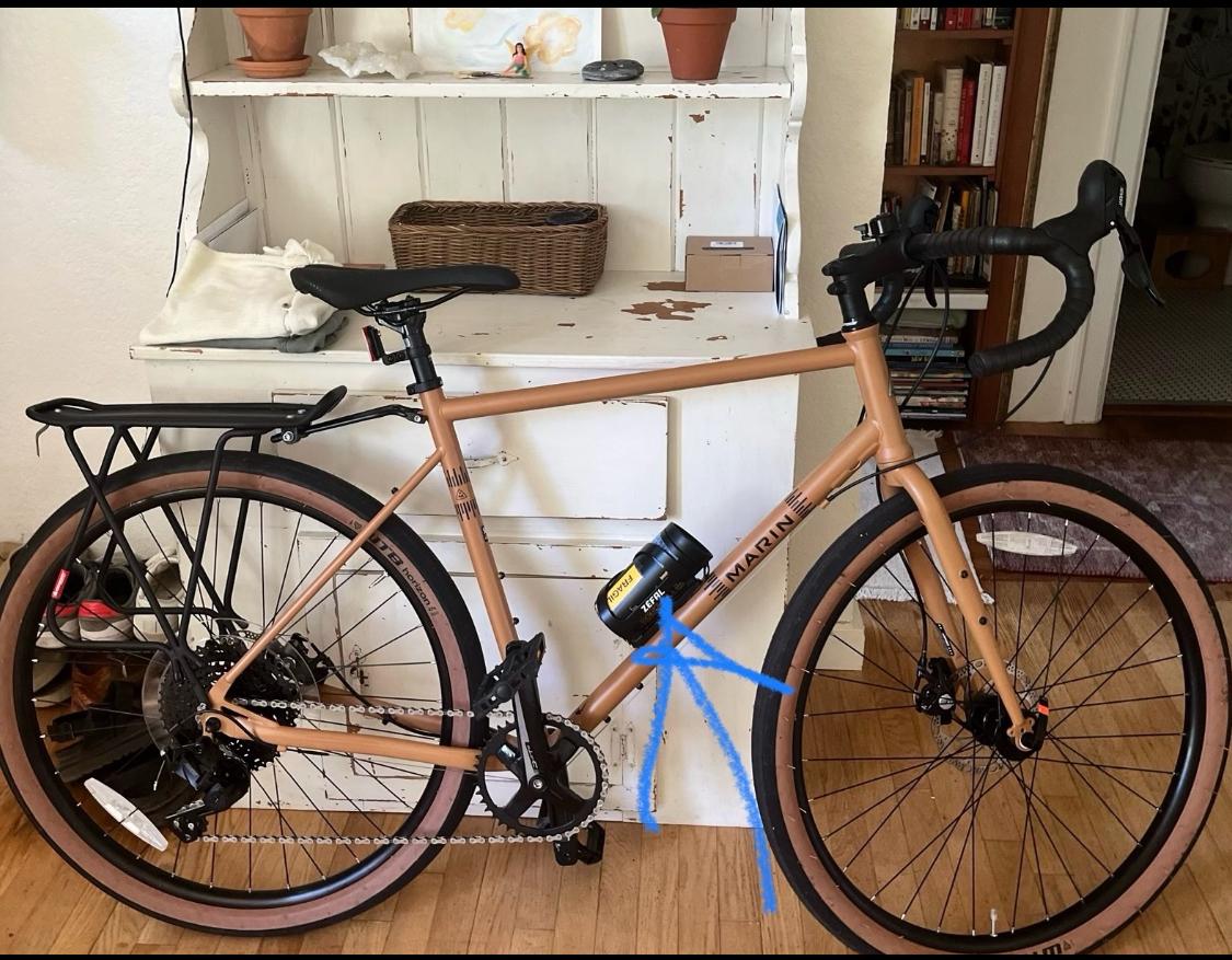 2023 Marin Bikes Series 1 Double Butted CrMo Beyond Road Brown and Black