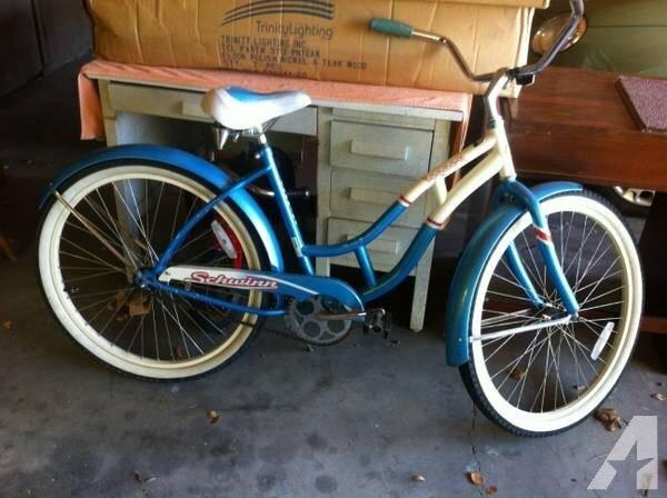 Schwinn White and Blue