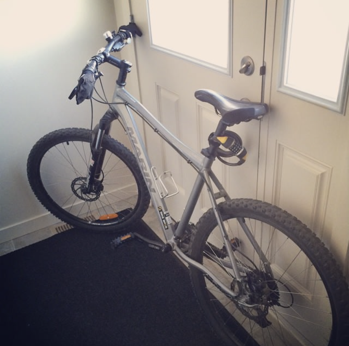 Marin Bikes large Silver, gray or bare metal