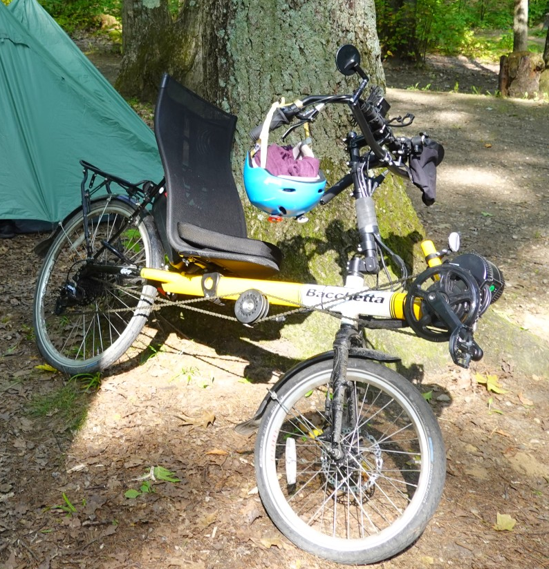 2022 Bacchetta e-Giro recumbent Yellow or Gold