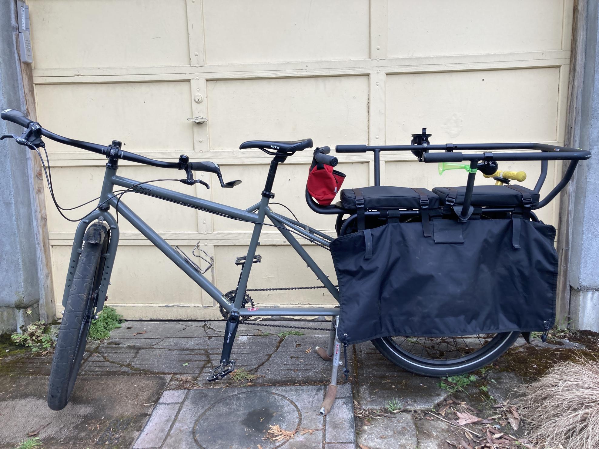 Surly Big Dummy Silver, gray or bare metal