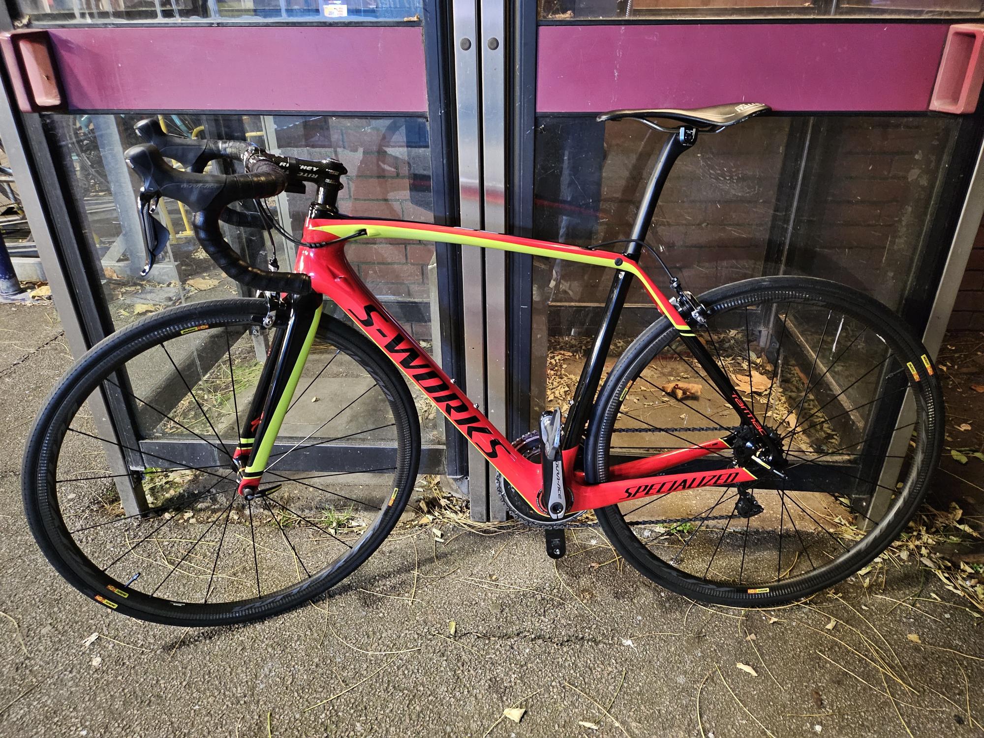 2015 Specialized S-Works Tarmac SL5 Red and Green