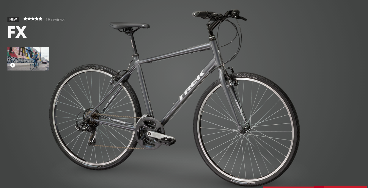2016 Trek 2017 FX (20'') Silver or Gray