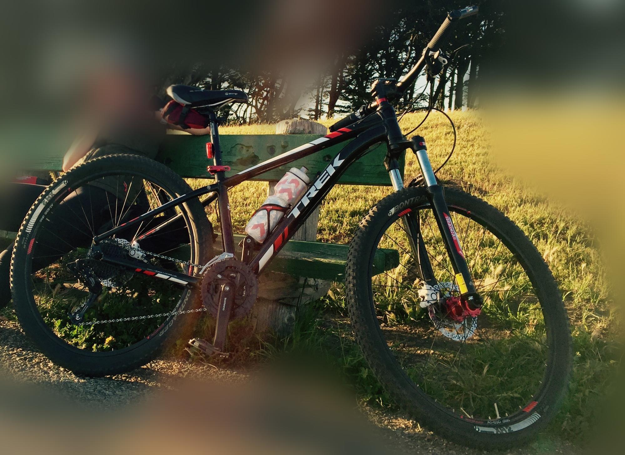 2015 Trek X-Caliber 6 Black, Red, and White