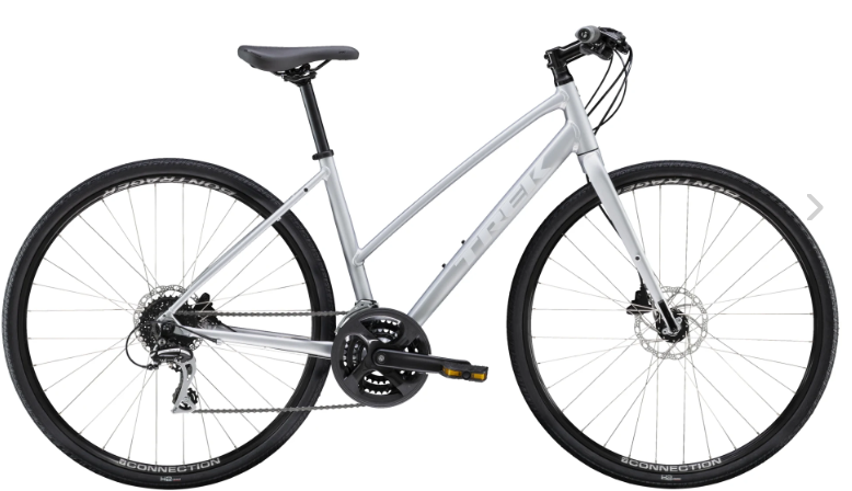2021 Trek FX 2 Silver, gray or bare metal