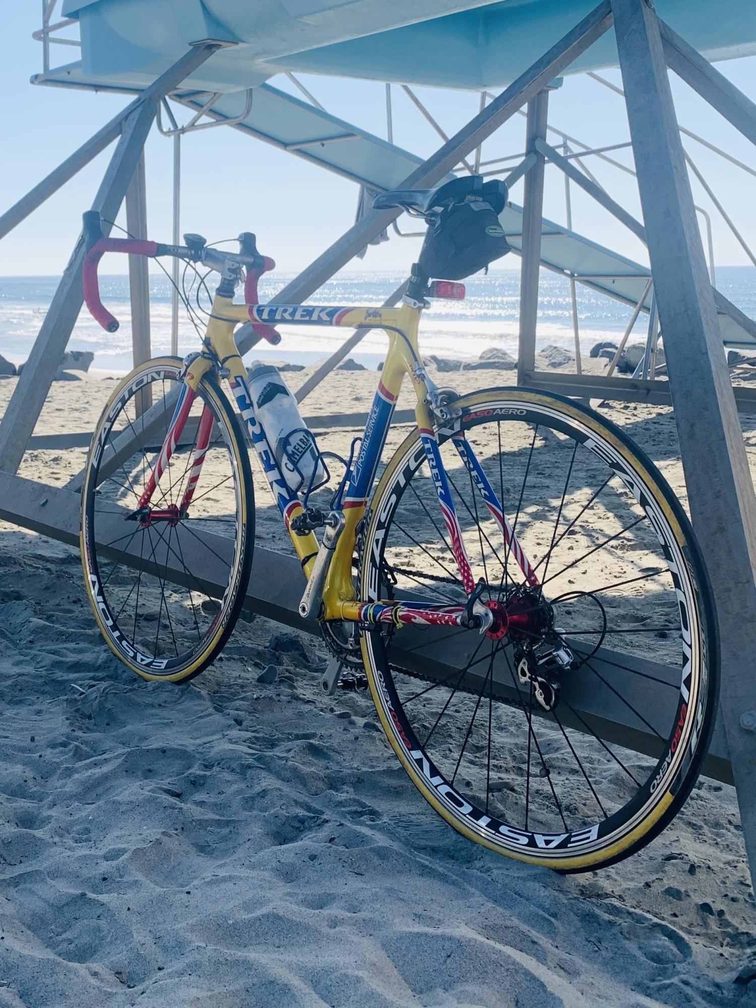 1999 Trek Lance Armstrong Signature Edition Series Yellow or Gold, Blue, and Red