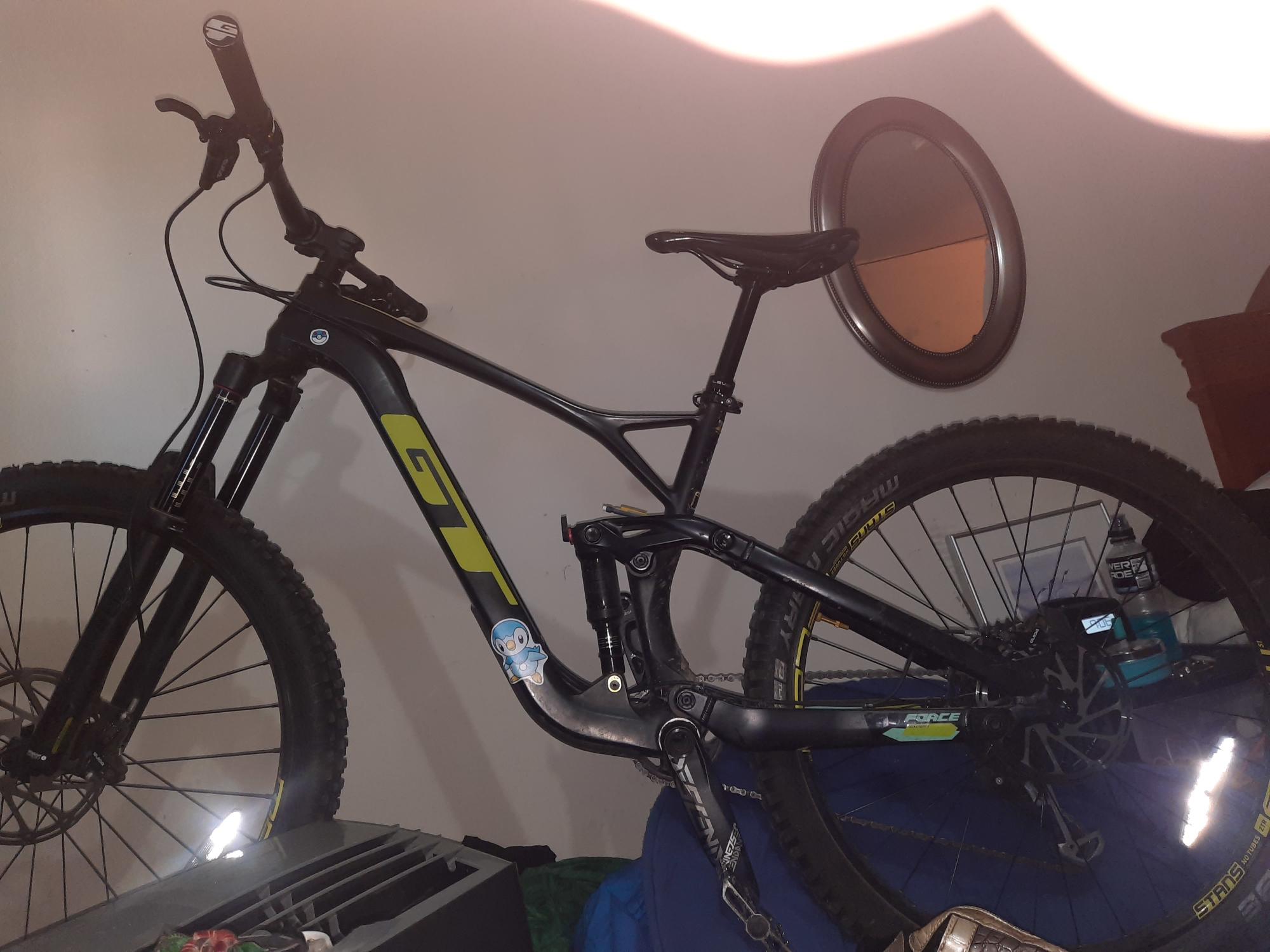 2019 GT Bicycles Force expert Black, Green, and Blue