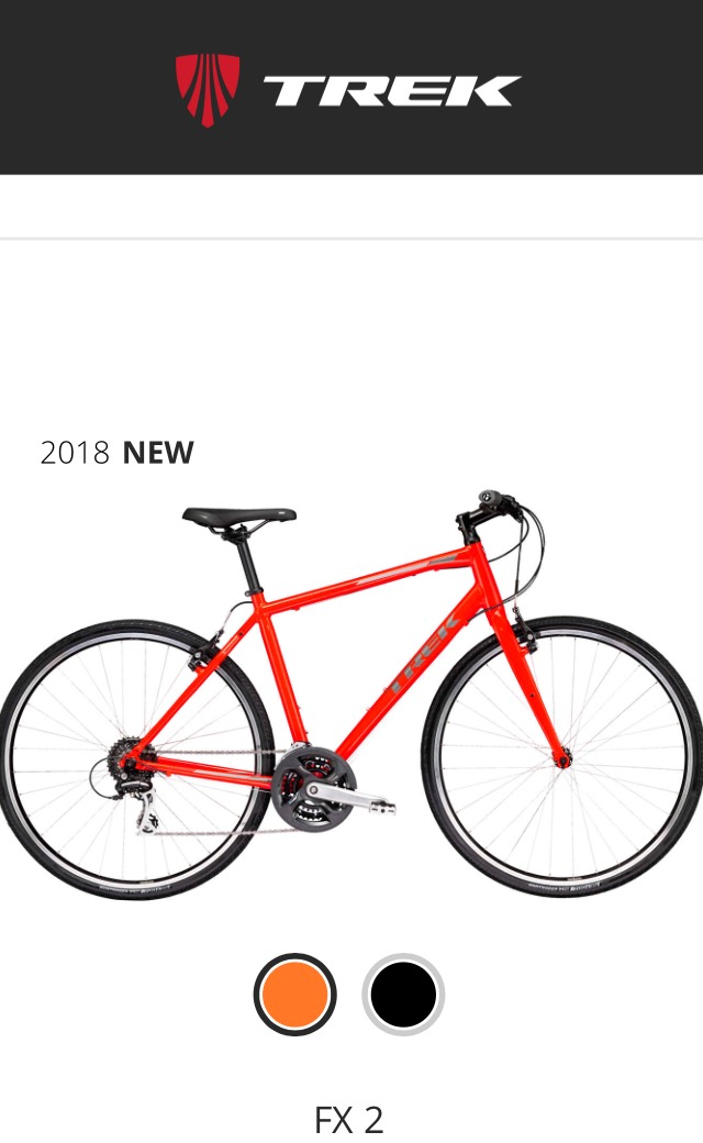 2018 Trek FX 2 Orange